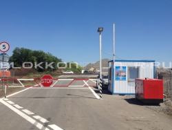Контрольно-пропускной пункт (КПП) для строй объекта Аэропорт Южный в Луковской